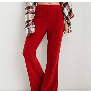 New aerie flare ribbed pants
